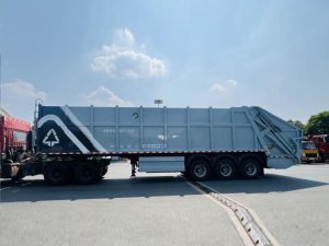 泛亚电竞压缩式垃圾半挂车